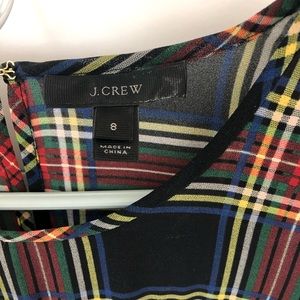 JCrew Tartan Plaid top